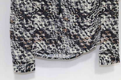 WALLIS ANIMAL PRINT PUSSY BOW SHEER GORGEOUS GLAMOROUS BLOUSE TOP